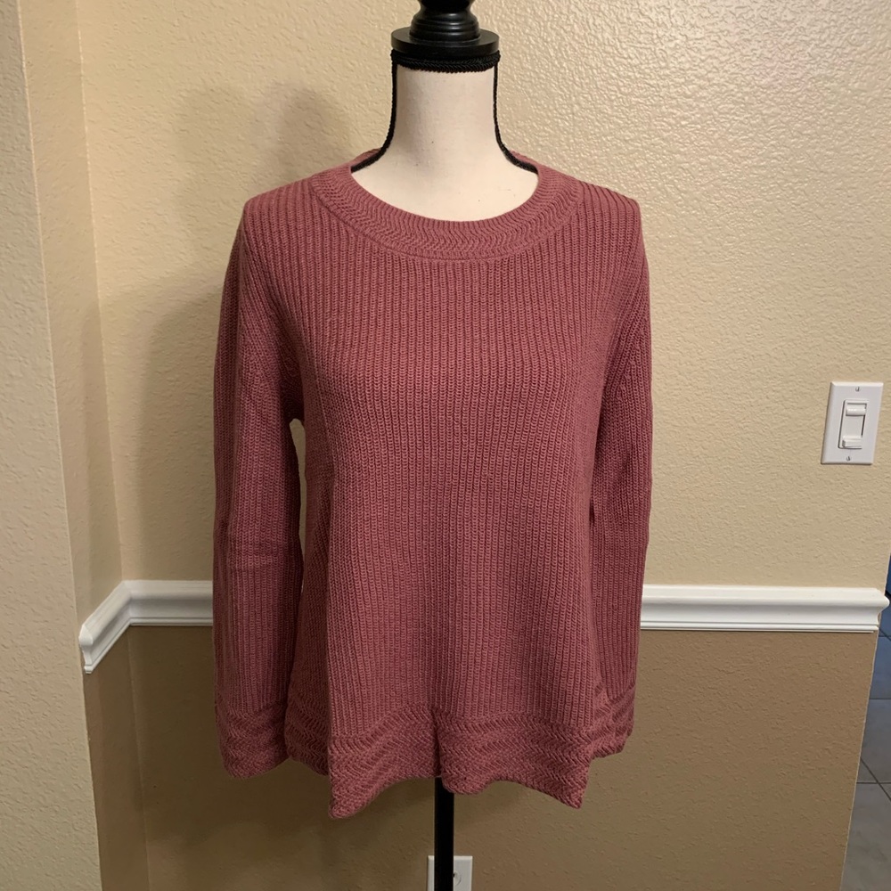 Style & Co Pullover Sweater Baroque Mauve Size PL